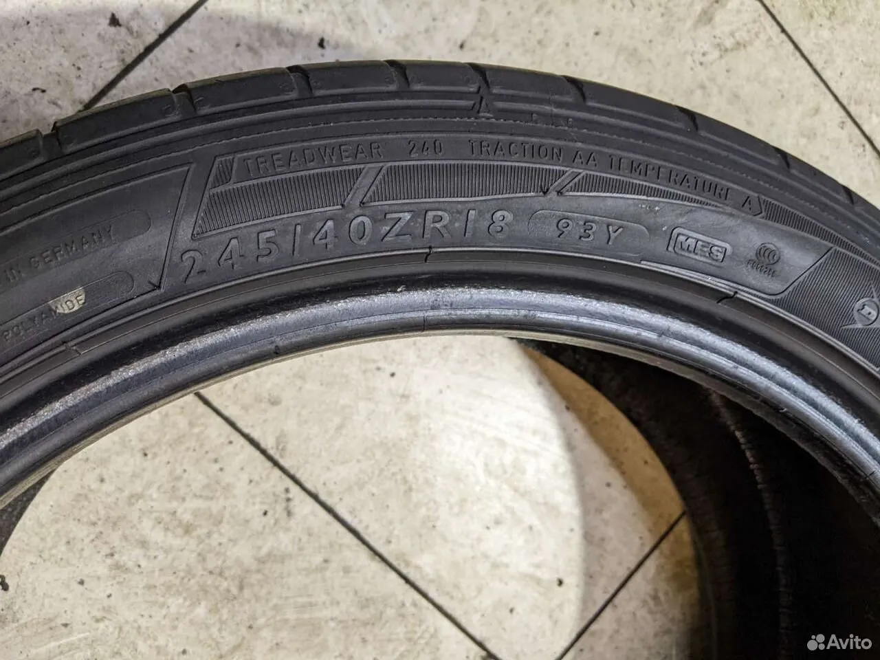 Dunlop SP Sport Maxx GT 245/40 R18 93ZR, фото 4
