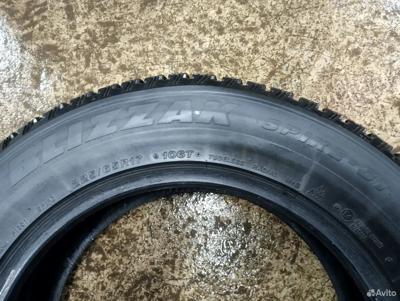 Bridgestone Blizzak Spike-01 225/65 R17 106T, фото 7
